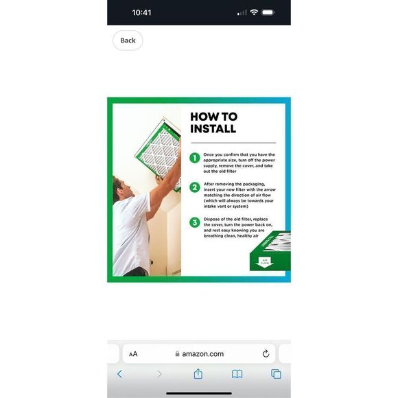 Filterbuy 18x20x1 Pleated HVAC AC Furnace Air Filters Replacement (4-Pack) - Picture 5 of 6